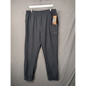 Balance Collection Outdoor Mens XL Black Ripstop Jogger Pants B0005955 NWT